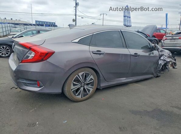 JHMFC1F38JX005964 2018 HONDA CIVIC Gray უკანა მარჯვენა