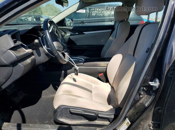 JHMFC1F38JX013157 2018 HONDA CIVIC Черный Вид салона спереди