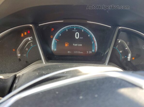 JHMFC1F38JX013157 2018 HONDA CIVIC Черный Вид щитка приборов