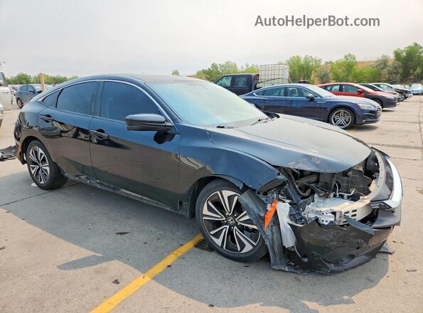 JHMFC1F38JX023932 2018 HONDA CIVIC Black Передня права чверть