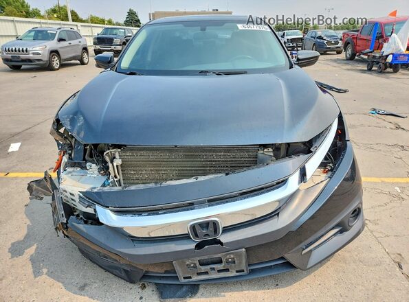 JHMFC1F38JX023932 2018 HONDA CIVIC Black Вид спереду