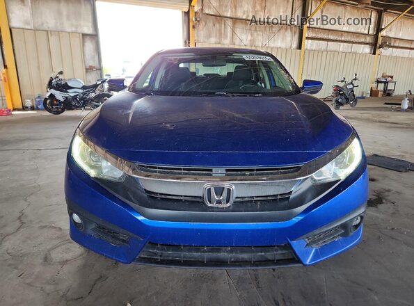 JHMFC1F38JX035353 2018 HONDA CIVIC Blue Widok z przodu