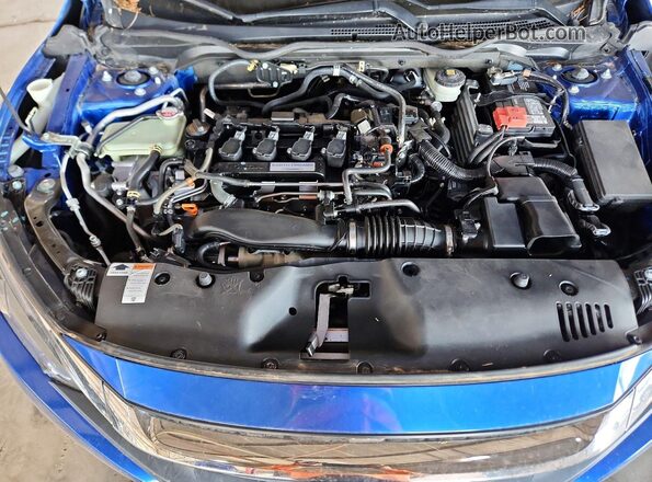 JHMFC1F38JX035353 2018 HONDA CIVIC Blue Widok wnętrza z tyłu