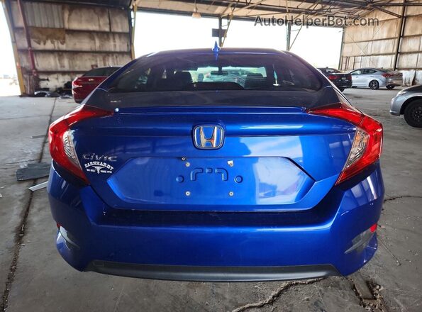 JHMFC1F38JX035353 2018 HONDA CIVIC Blue Widok z tyłu