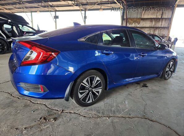 JHMFC1F38JX035353 2018 HONDA CIVIC Blue Tył prawy