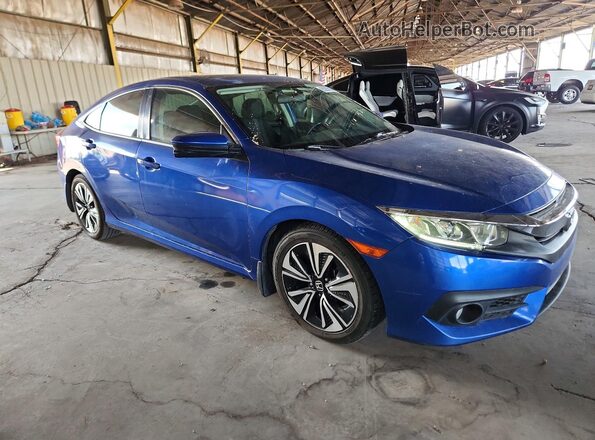 JHMFC1F38JX035353 2018 HONDA CIVIC Blue Przód prawy