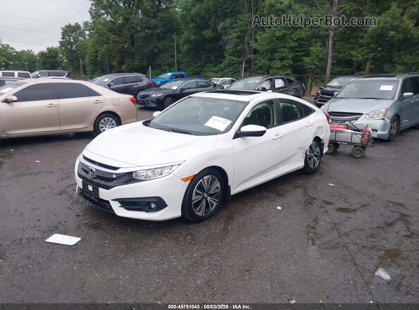 JHMFC1F39JX001678 2018 HONDA CIVIC Белый Передняя левая четверть