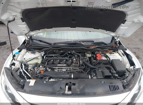 JHMFC1F39JX001678 2018 HONDA CIVIC Белый Вид сзади