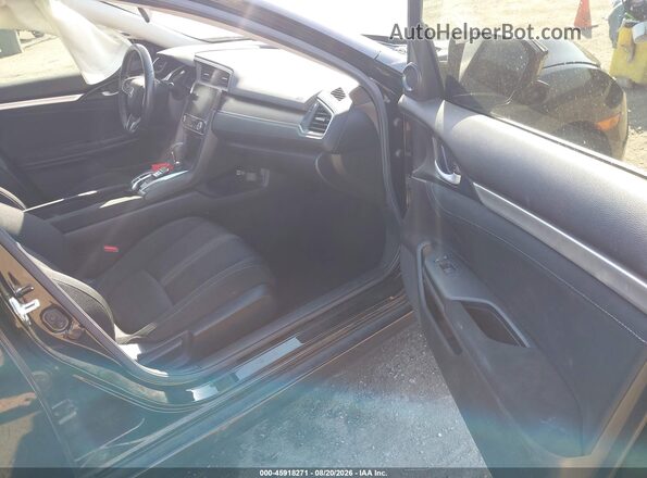 JHMFC1F39JX007352 2018 HONDA CIVIC Black წინა სალონის ხედი