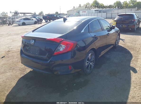 JHMFC1F39JX007352 2018 HONDA CIVIC Black უკანა მარჯვენა