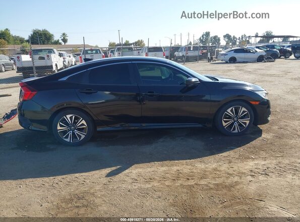 JHMFC1F39JX007352 2018 HONDA CIVIC Black უკანა სალონის ხედი