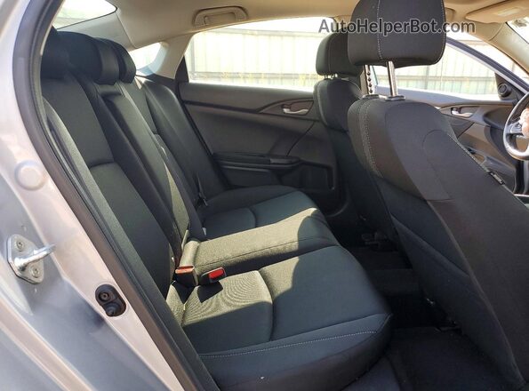 JHMFC1F39JX016844 2018 HONDA CIVIC Silver Vista de los asientos traseros