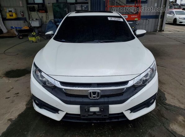JHMFC1F39JX035832 2018 HONDA CIVIC Белый Вид спереди