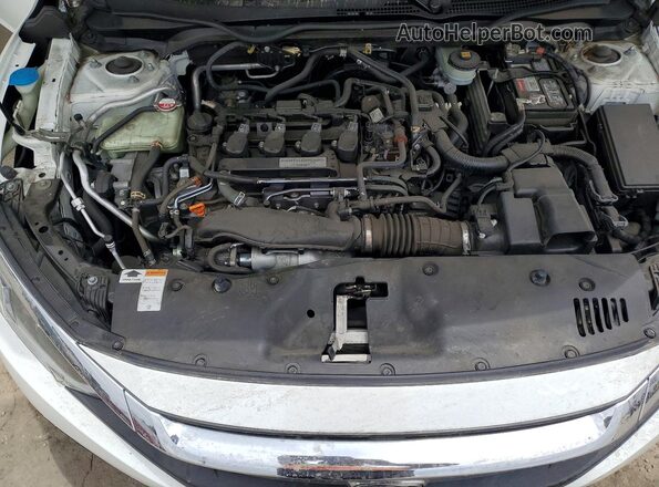 JHMFC1F39JX035832 2018 HONDA CIVIC Белый Вид задней части салона