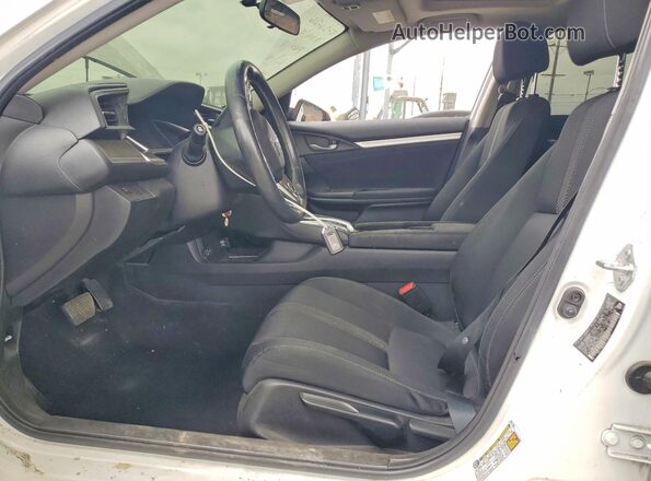 JHMFC1F39JX035832 2018 HONDA CIVIC Белый Вид салона спереди