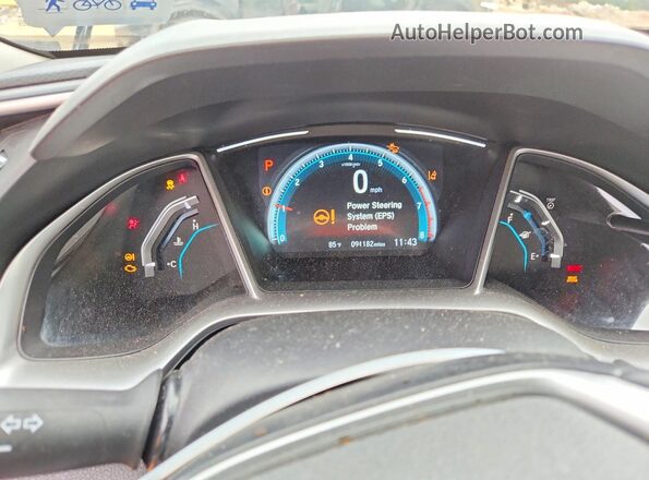 JHMFC1F43JX008411 2018 HONDA CIVIC Charcoal Widok zestawu wskaźników