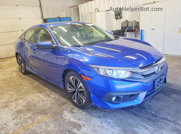 JHMFC1F48JX012714 2018 HONDA CIVIC Blue Front right