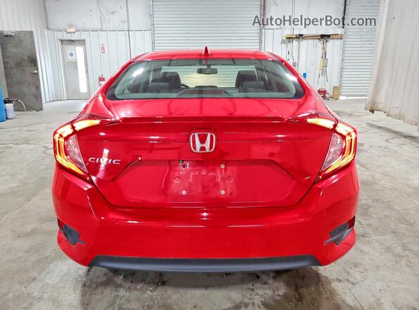 JHMFC1F71JX014895 2018 HONDA CIVIC Red Հետևի տեսք