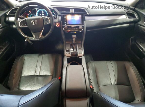 JHMFC1F71JX014895 2018 HONDA CIVIC Red Առջևի վահանակի տեսք