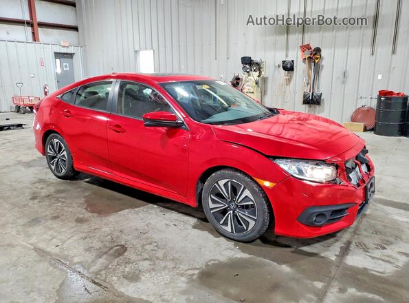 JHMFC1F71JX014895 2018 HONDA CIVIC Red Առջևի աջ