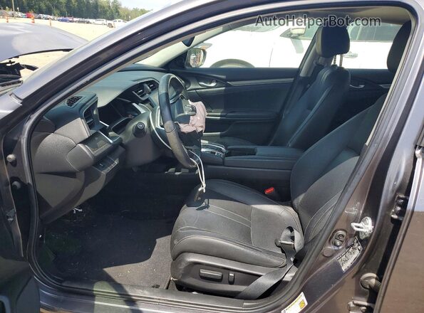 JHMFC1F71JX026447 2018 HONDA CIVIC Gray წინა სალონის ხედი