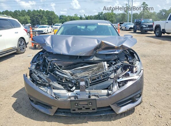 JHMFC1F71JX026447 2018 HONDA CIVIC Gray წინა ხედი