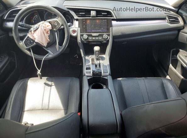 JHMFC1F71JX026447 2018 HONDA CIVIC Gray წინა პანელის ხედი