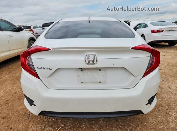 JHMFC1F71JX032233 2018 HONDA CIVIC Белый Вид сзади