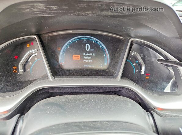 JHMFC1F71JX032233 2018 HONDA CIVIC Белый Вид щитка приборов