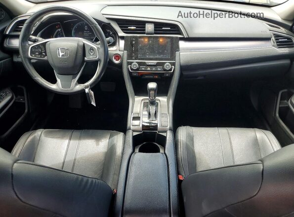JHMFC1F71JX041059 2018 HONDA CIVIC White Առջևի վահանակի տեսք