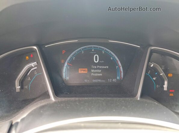 JHMFC1F71JX041059 2018 HONDA CIVIC White Սարքավորումների վահանակի տեսք
