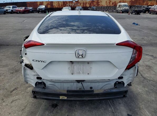 JHMFC1F71JX041059 2018 HONDA CIVIC White Հետևի տեսք