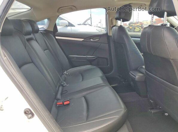 JHMFC1F71JX041059 2018 HONDA CIVIC White Հետևի նստատեղերի տեսք