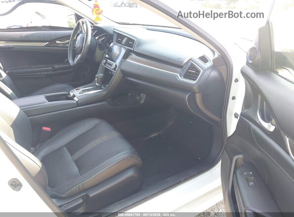 JHMFC1F71KX008595 2019 HONDA CIVIC White წინა სალონის ხედი