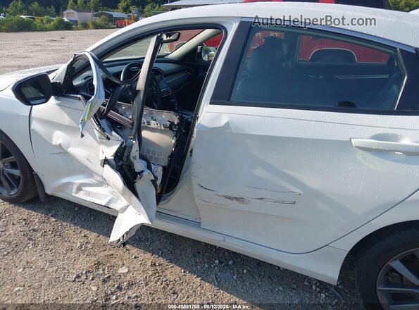 JHMFC1F71KX008595 2019 HONDA CIVIC White წინა ხედი