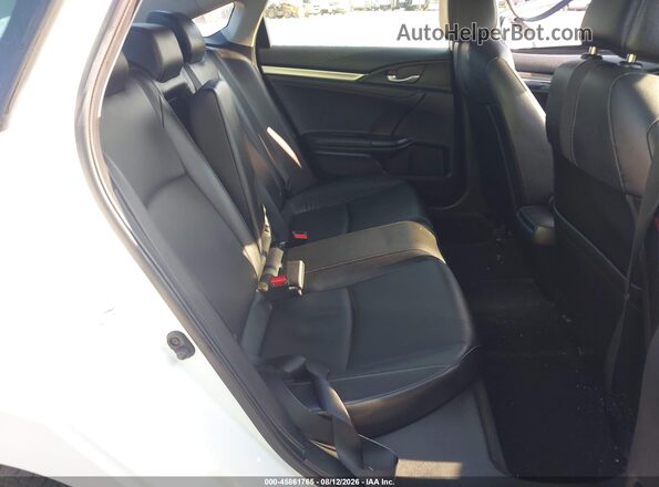 JHMFC1F71KX008595 2019 HONDA CIVIC White VIN კოდის სტიკერის ხედი