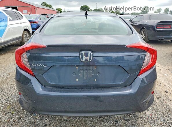 JHMFC1F72JX031253 2018 HONDA CIVIC Blue Вид ззаду