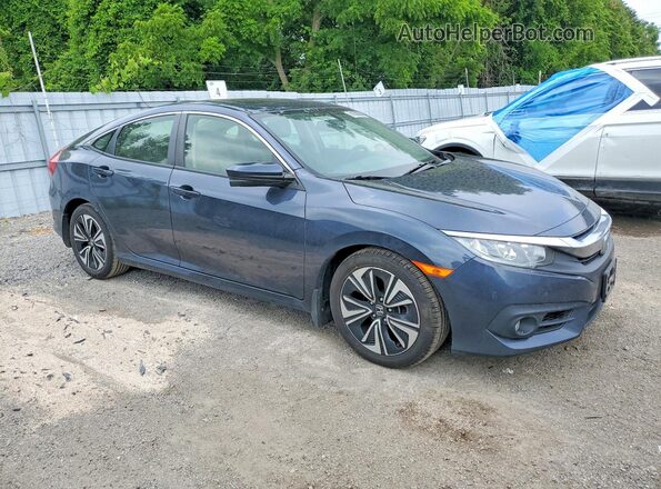 JHMFC1F72JX031253 2018 HONDA CIVIC Blue Передня права чверть