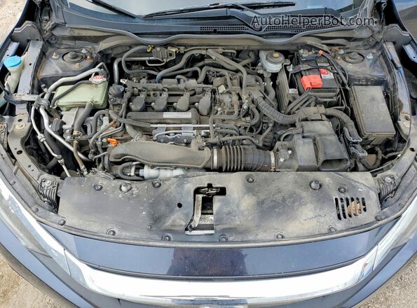 JHMFC1F72JX031253 2018 HONDA CIVIC Blue Вид задньої частини салону