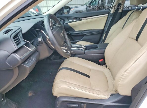 JHMFC1F72JX035559 2018 HONDA CIVIC White Սալոնի դիմացի տեսք