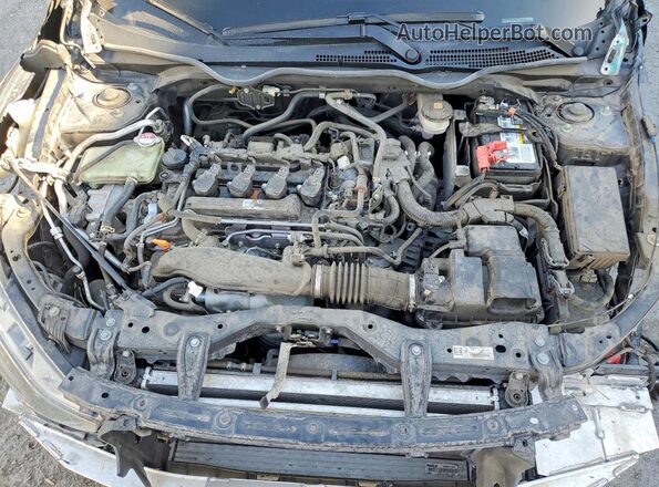 JHMFC1F72JX038655 2018 HONDA CIVIC Charcoal Вид задньої частини салону
