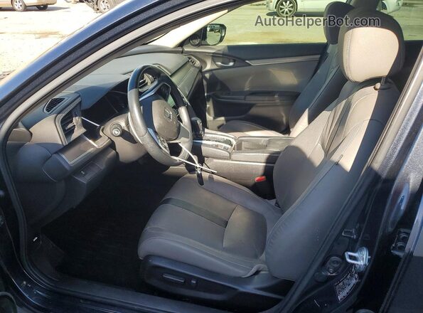 JHMFC1F72JX038655 2018 HONDA CIVIC Charcoal Вид салону спереду