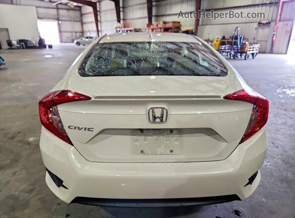 JHMFC1F73JX009875 2018 HONDA CIVIC White Հետևի տեսք