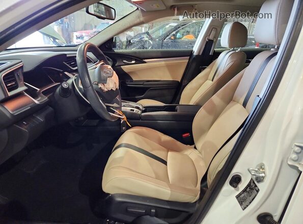 JHMFC1F73JX009875 2018 HONDA CIVIC White Սալոնի դիմացի տեսք