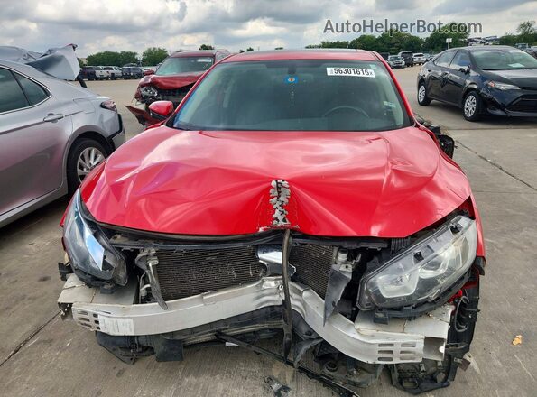 JHMFC1F74JX013885 2018 HONDA CIVIC Red წინა ხედი