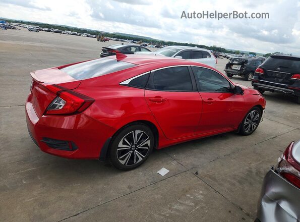 JHMFC1F74JX013885 2018 HONDA CIVIC Red უკანა მარჯვენა
