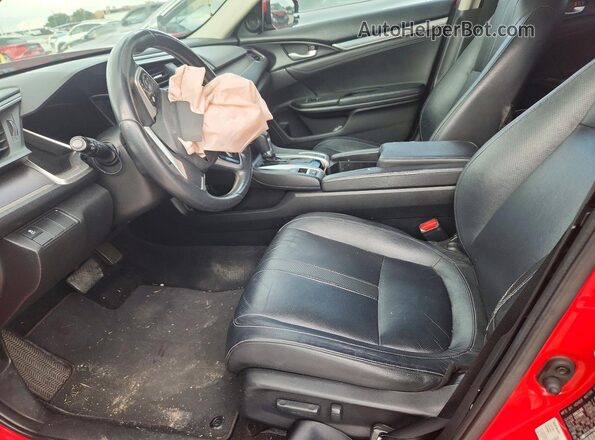 JHMFC1F74JX013885 2018 HONDA CIVIC Red წინა სალონის ხედი