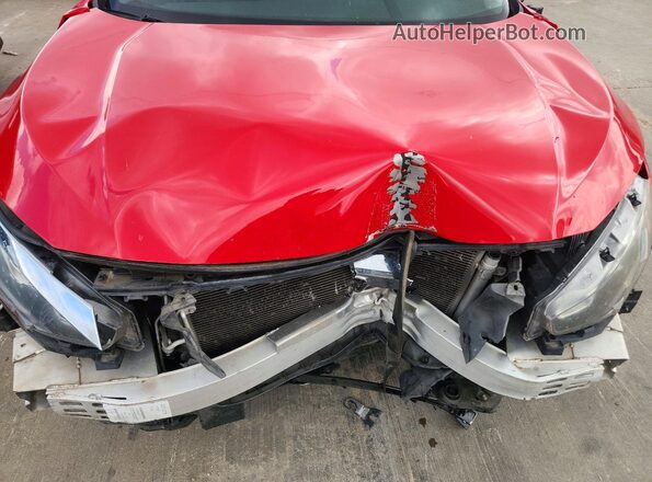 JHMFC1F74JX013885 2018 HONDA CIVIC Red უკანა სალონის ხედი