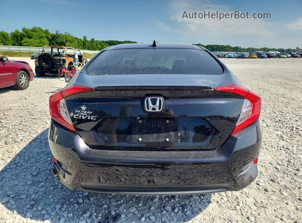 JHMFC1F75JX001793 2018 HONDA CIVIC Black Widok z tyłu