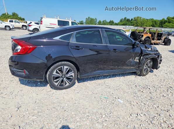 JHMFC1F75JX001793 2018 HONDA CIVIC Black Tył prawy